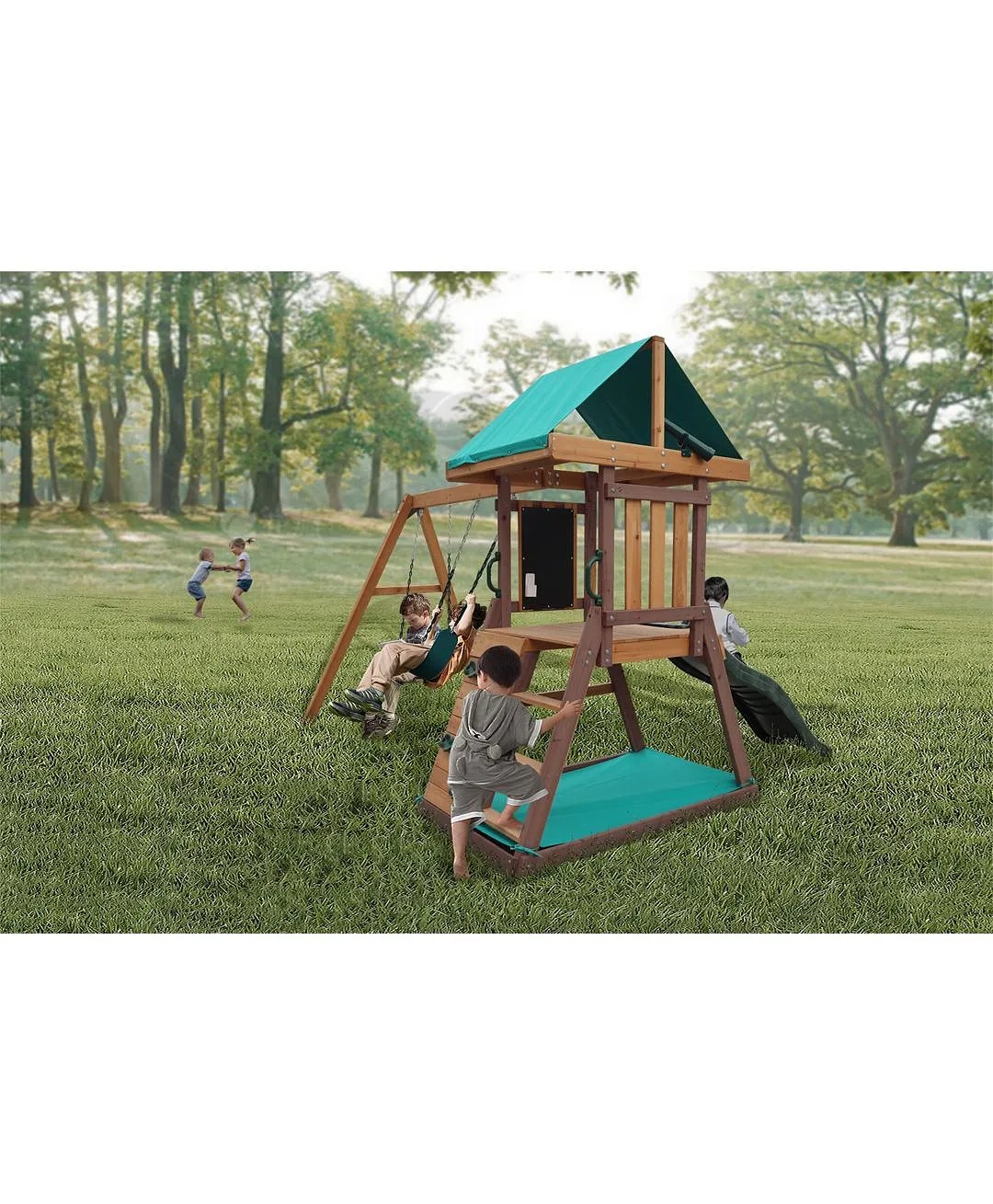 Mount Peak - Altalena e casetta da gioco Matterhorn - immagine 2