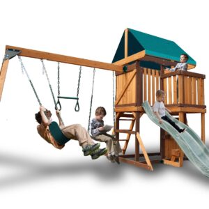 Mount Peak - Altalena e casetta da gioco Logan con balcone